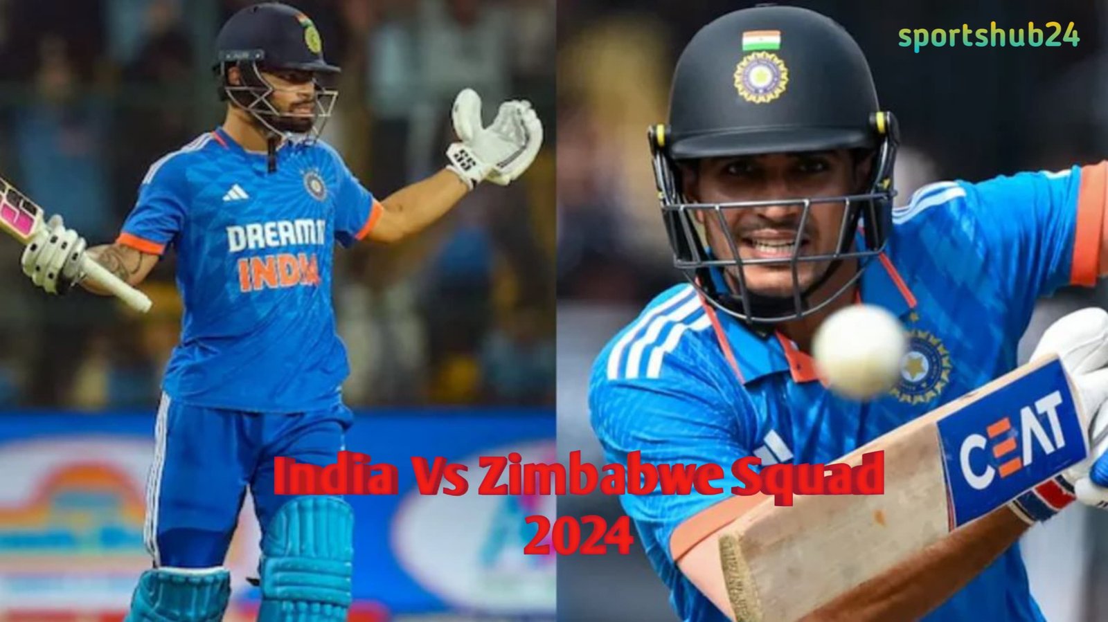 India vs Zimbabwe T20 Squad 2024 : Time ,Date and Venue :